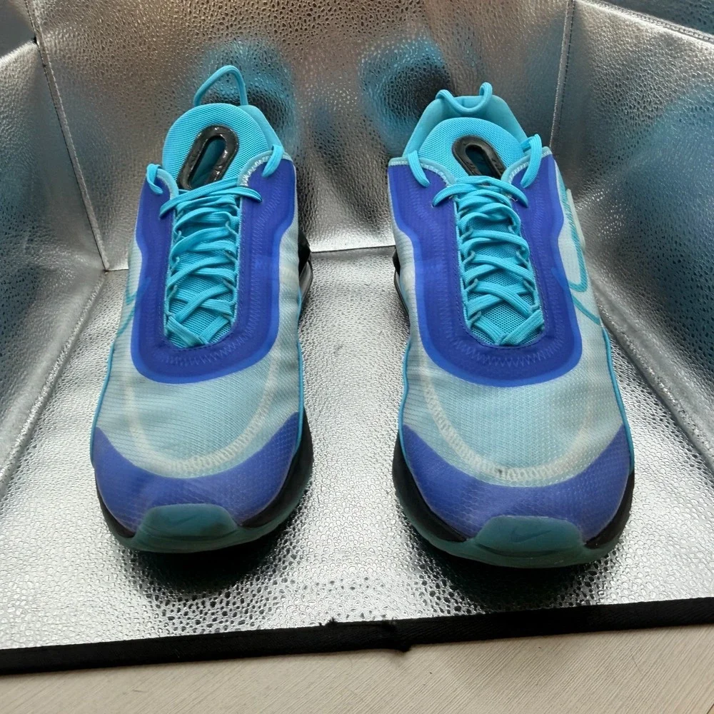 Size 14 Nike Air‎ Max 2090 Blue Mens Lace-Up Athletic Sneaker Shoes CT6693-991